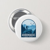 Adirondack Bergsee-Zauber im Val Piora Button (Vorne & Hinten)