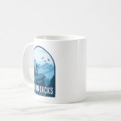 Adirondack Bergsee-Zauber im Val Piora Kaffeetasse (Vorderseite Links)