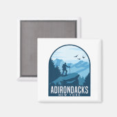 Adirondack Bergsee-Zauber im Val Piora Magnet (Vorderseite/Rückseite)