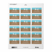 Adirondack Chairs | Anschrift Adressaufkleber (Vorne)