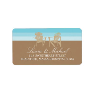 Adirondack Chairs   Anschrift Adressaufkleber