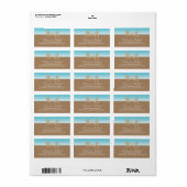 Adirondack Chairs | Anschrift Adressaufkleber (Vorne)