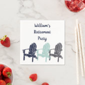 Adirondack Chairs Custom Serviette (Beispiel)