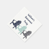 Adirondack Chairs Custom Serviette (Ecke)