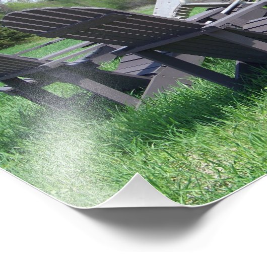 Adirondack Chairs Fotodruck (Ecke)