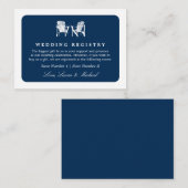 Adirondack Chairs | Wedding Bridal Gift Registry Begleitkarte (Vorne/Hinten)