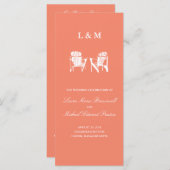 Adirondack Chairs | Zeremonie Programm (Vorne/Hinten)