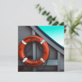 adirondack Fährlebensretter Einladung (Stehend Vorderseite)