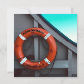 adirondack Fährlebensretter Einladung (Vorderseite)