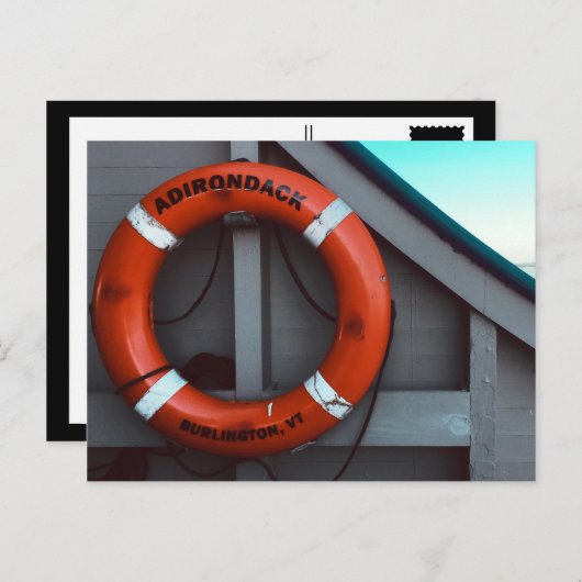adirondack Fährlebensretter Postkarte (Vorne/Hinten)