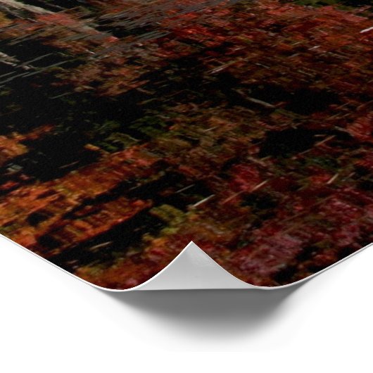 Adirondack Fall Foliage Poster (Ecke)