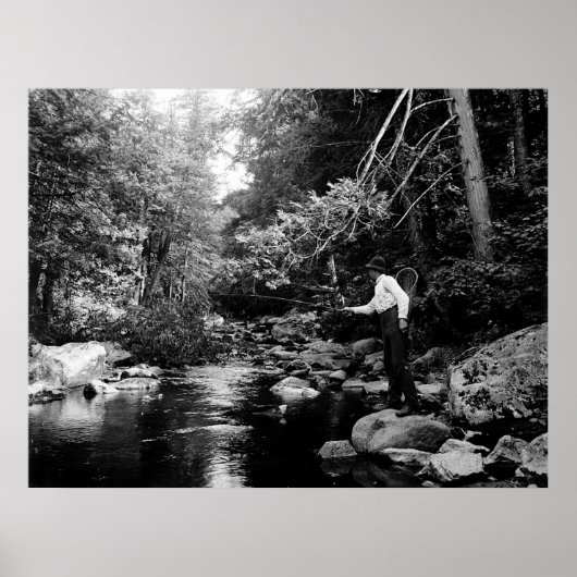 Adirondack Fischen Poster (Vorne)