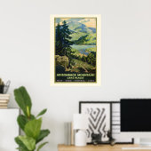 Adirondack-Gebirge 20x28 Poster (Heimbüro)