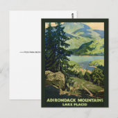 Adirondack-Gebirge Postkarte (Vorne/Hinten)