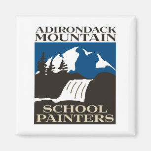 Adirondack Gebirgsschulmaler-Magnet Magnet