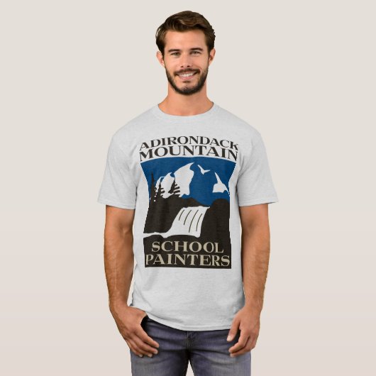 Adirondack Gebirgsschulmaler-T-Shirt T-Shirt (Vorne ganz)