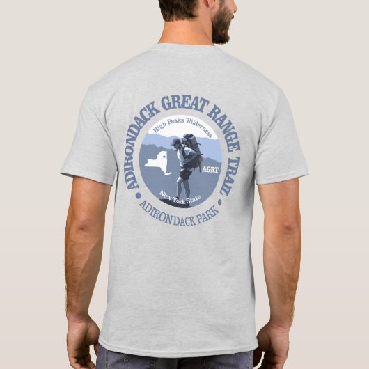 Adirondack Great Range Trail (BG) T-Shirt (Rückseite)