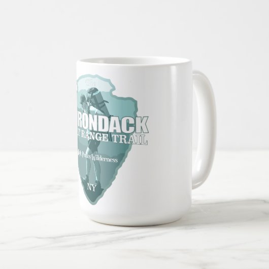 Adirondack Great Range Trail (Pfeil T) Kaffeetasse (VorderseiteRechts)