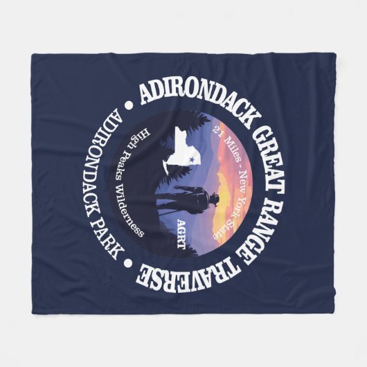 Adirondack Great Range Trail (rd2) Fleecedecke (Vorderseite (Horizontal))