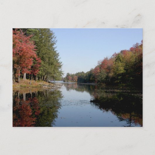 Adirondack Herbst #003 Postkarte (Vorderseite)
