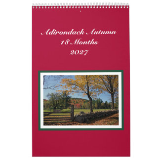 Adirondack Herbst 18-Monats-Kalender Kalender