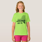 Adirondack High Peaks Hiked T - Shirt (grünes Logo (Vorne ganz)