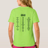 Adirondack High Peaks List T - Shirts (Rückseite)