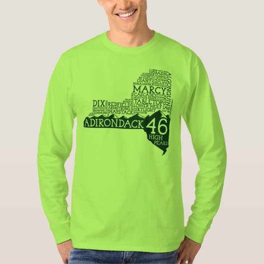 Adirondack High Peaks Long Sleeve T - Shirt (grün) (Vorderseite)