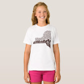 Adirondack High Peaks T - Shirt (Braunes Logo) (Vorne ganz)