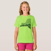 Adirondack High Peaks T - Shirt (grünes Logo) (Vorne ganz)