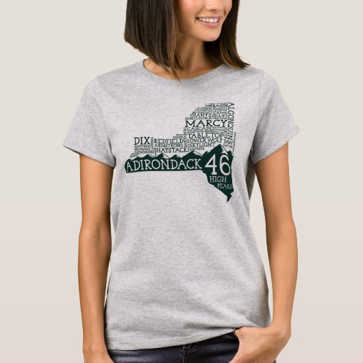 Adirondack High Peaks T - Shirt von Frauen (Vorderseite)