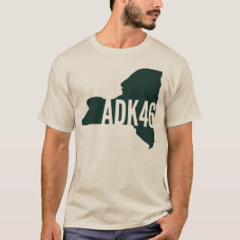 Adirondack hohe Spitzen-Listen-langer Hülsen-T - T-Shirt