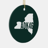 Adirondack hohe Spitzen-Verzierung Keramikornament (Rechts)