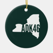 Adirondack hohe Spitzen-Verzierung Keramikornament (Vorne)