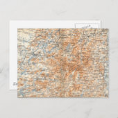 Adirondack Karte Postkarte (Vorne/Hinten)