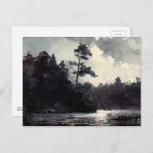Adirondack Lake by Winslow Homer (1889) Postkarte (Vorne/Hinten)