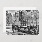 Adirondack, Landschaftlicher Eisenbahnführer Postkarte (Vorne/Hinten)