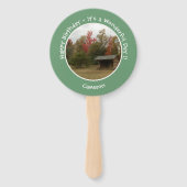 Adirondack Lean to im Herbst Artikel der Geburtsta Fächer (Vorderseite)