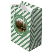 Adirondack Lean to im Herbst Artikel der Geburtsta Mittlere Geschenktüte (Rückseite Schrägansicht)