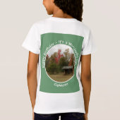 Adirondack Lean to im Herbst Artikel der Geburtsta T-Shirt (Rückseite)