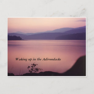 Adirondack Morning Postkarte