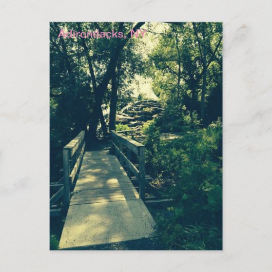 Adirondack Mountain Scene Postkarte (Vorderseite)