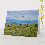 Adirondack Mountain View Karte (Gelbe Blume)
