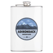 Adirondack Mountains New York Camping Flachmann (Vorderseite)