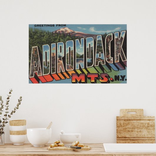 Adirondack Mountains, New York Poster (Küche)