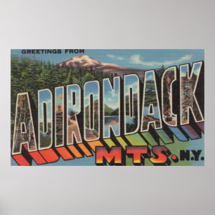 Adirondack Mountains, New York Poster