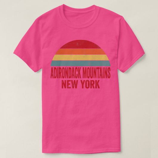 Adirondack Mountains New York T-Shirt (Design vorne)