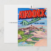 Adirondack Mountains NY Postkarte (Vorne/Hinten)
