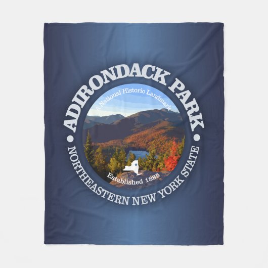 Adirondack Park Fleecedecke (Vorderseite)