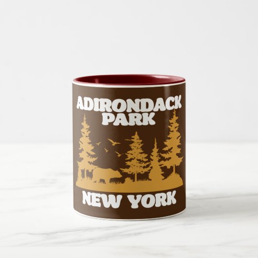 Adirondack Park Zweifarbige Tasse (Mittel)